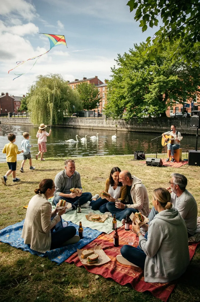 Inclusive community gathering with diverse activities.