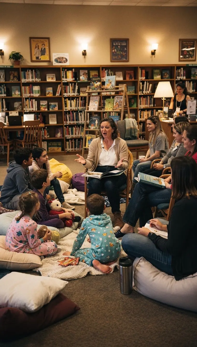 Welcoming event atmosphere with community interactions and activities.